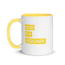 Load image into Gallery viewer, &quot;God is a Designer&quot; | Mug with Color Inside