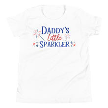 Load image into Gallery viewer, &quot;Daddy&#39;s Little Sparkler&quot; - Youth Short Sleeve T-Shirt