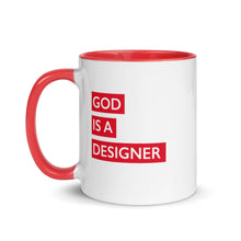 Load image into Gallery viewer, &quot;God is a Designer&quot; | Mug with Color Inside