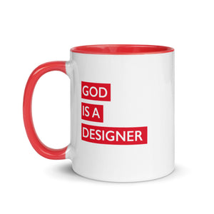 "God is a Designer" | Mug with Color Inside