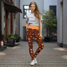 Load image into Gallery viewer, Fall Leaf Print | Yoga Leggings