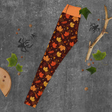 Load image into Gallery viewer, Fall Leaf Print | Yoga Leggings